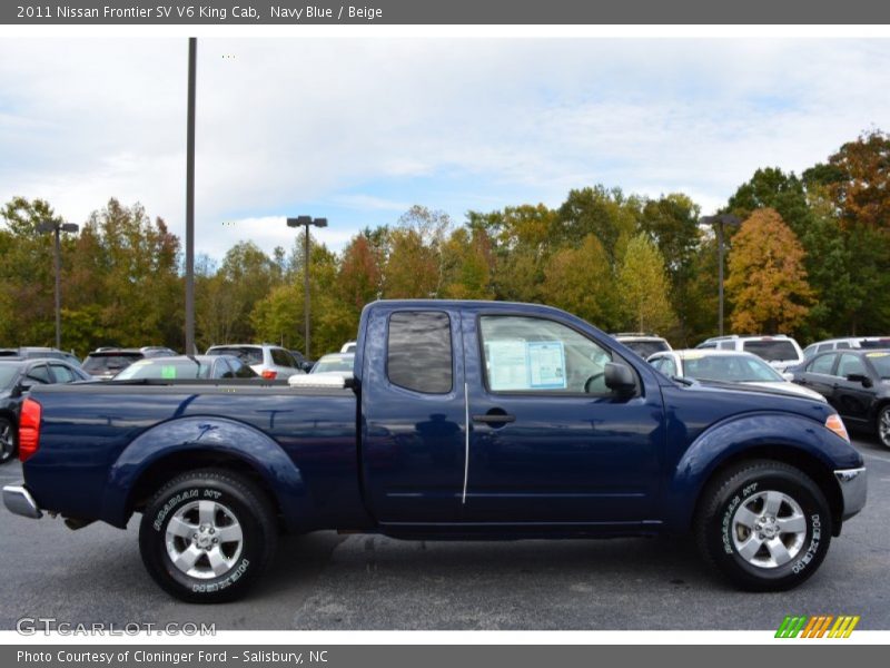 Navy Blue / Beige 2011 Nissan Frontier SV V6 King Cab