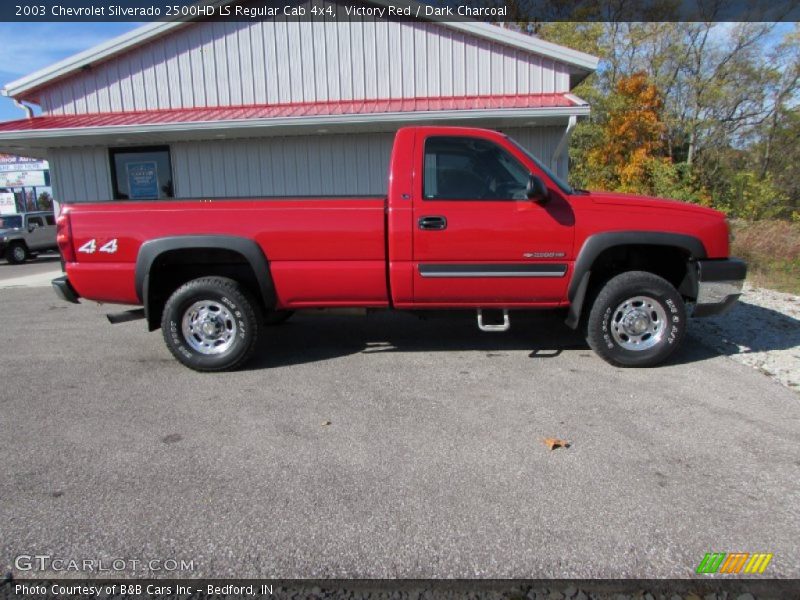 Victory Red / Dark Charcoal 2003 Chevrolet Silverado 2500HD LS Regular Cab 4x4