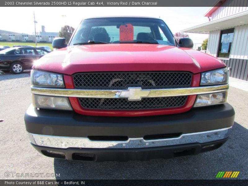 Victory Red / Dark Charcoal 2003 Chevrolet Silverado 2500HD LS Regular Cab 4x4