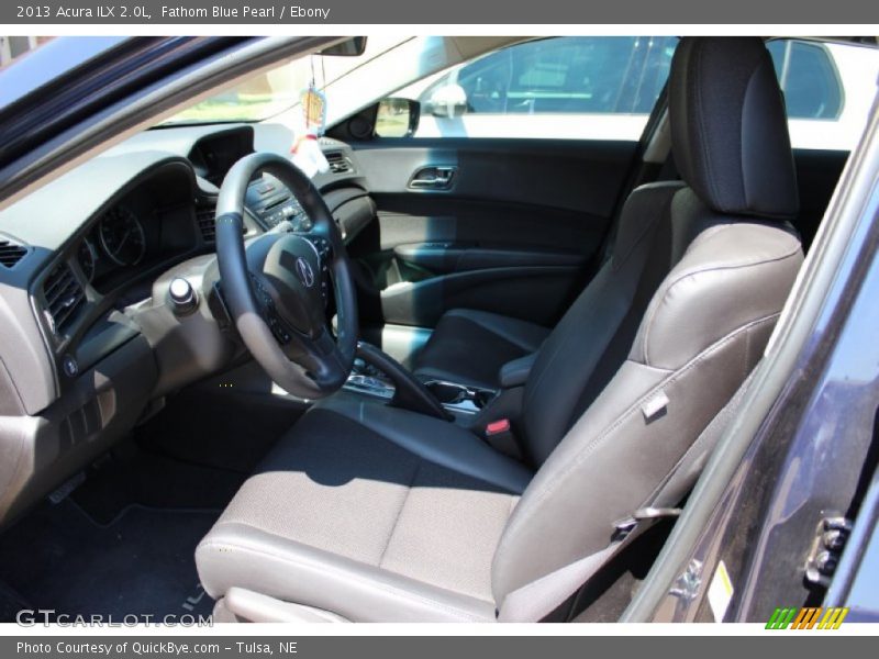 Fathom Blue Pearl / Ebony 2013 Acura ILX 2.0L