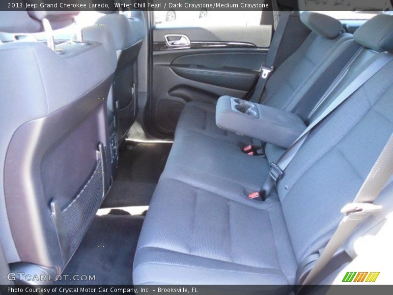 Winter Chill Pearl / Dark Graystone/Medium Graystone 2013 Jeep Grand Cherokee Laredo