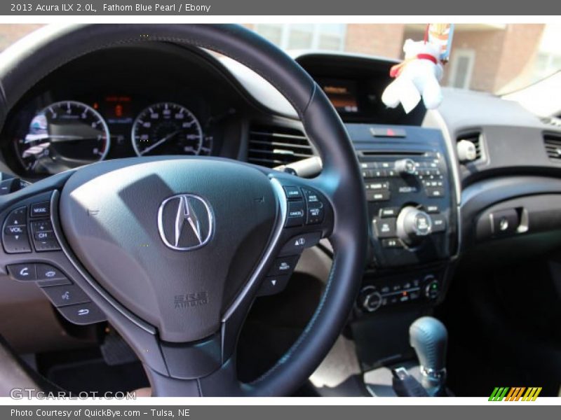 Fathom Blue Pearl / Ebony 2013 Acura ILX 2.0L