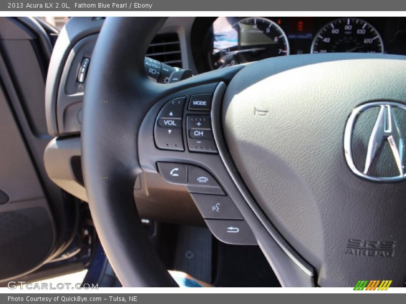 Fathom Blue Pearl / Ebony 2013 Acura ILX 2.0L
