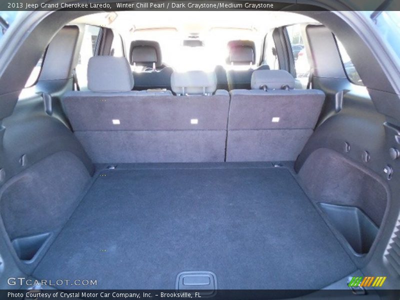 Winter Chill Pearl / Dark Graystone/Medium Graystone 2013 Jeep Grand Cherokee Laredo
