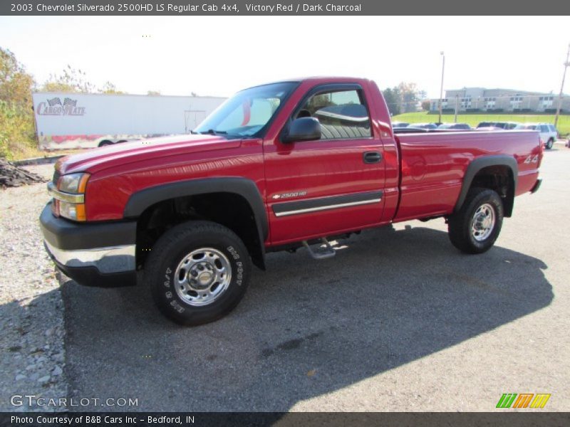 Victory Red / Dark Charcoal 2003 Chevrolet Silverado 2500HD LS Regular Cab 4x4