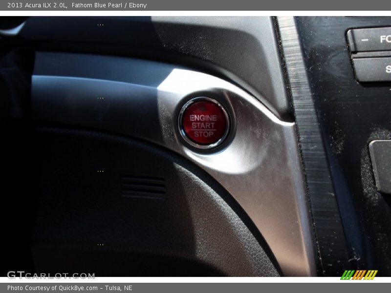 Fathom Blue Pearl / Ebony 2013 Acura ILX 2.0L