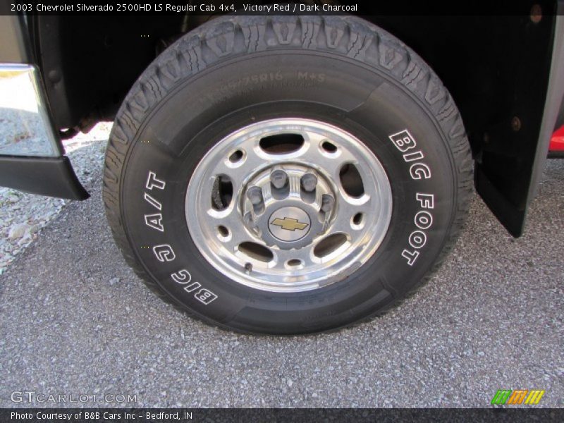Victory Red / Dark Charcoal 2003 Chevrolet Silverado 2500HD LS Regular Cab 4x4