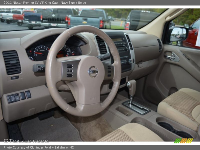 Navy Blue / Beige 2011 Nissan Frontier SV V6 King Cab