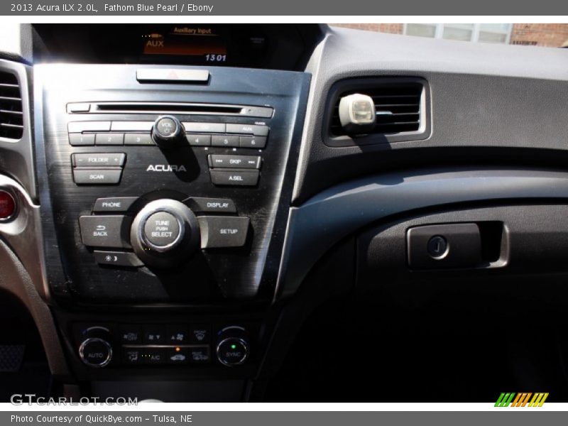 Fathom Blue Pearl / Ebony 2013 Acura ILX 2.0L