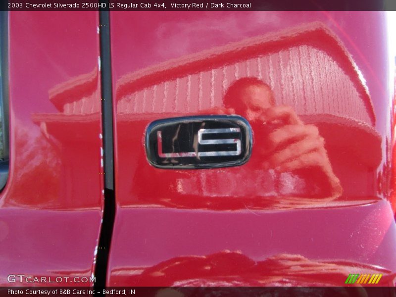 Victory Red / Dark Charcoal 2003 Chevrolet Silverado 2500HD LS Regular Cab 4x4