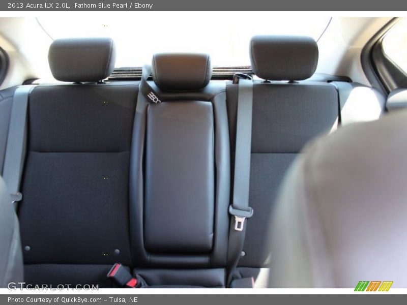 Fathom Blue Pearl / Ebony 2013 Acura ILX 2.0L