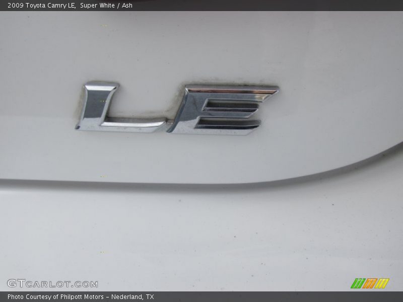 Super White / Ash 2009 Toyota Camry LE