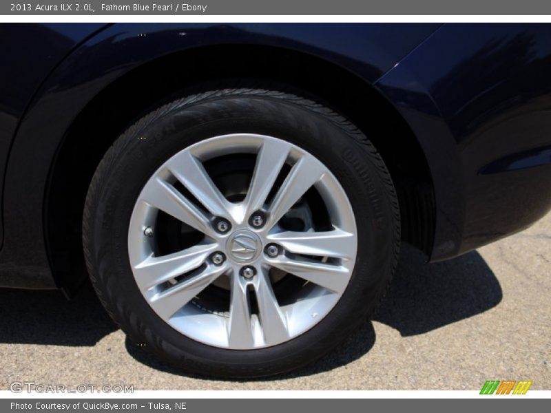 Fathom Blue Pearl / Ebony 2013 Acura ILX 2.0L