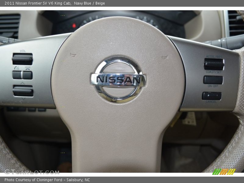 Navy Blue / Beige 2011 Nissan Frontier SV V6 King Cab