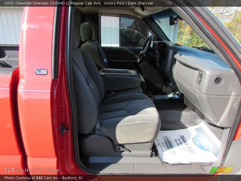 Victory Red / Dark Charcoal 2003 Chevrolet Silverado 2500HD LS Regular Cab 4x4