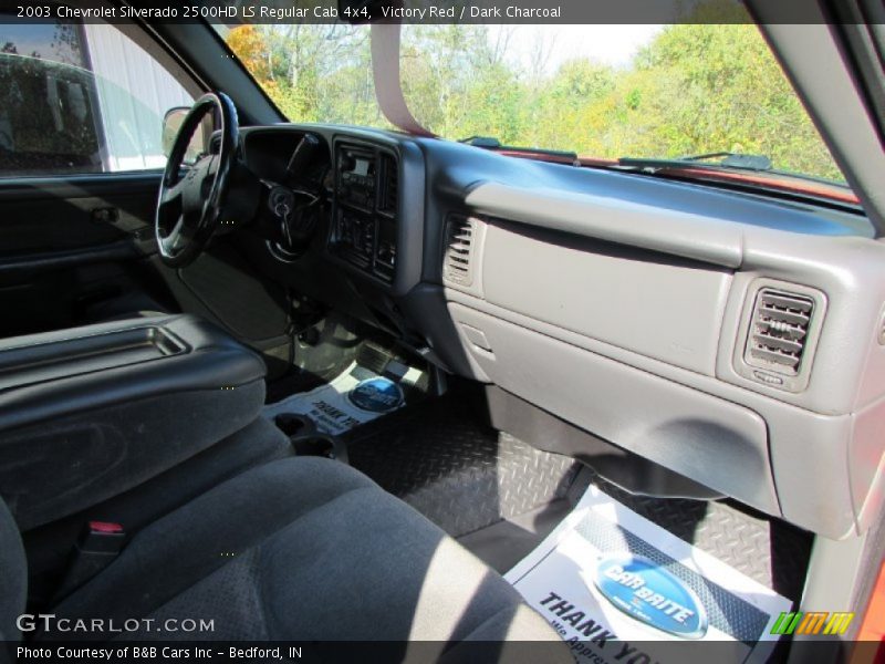Victory Red / Dark Charcoal 2003 Chevrolet Silverado 2500HD LS Regular Cab 4x4