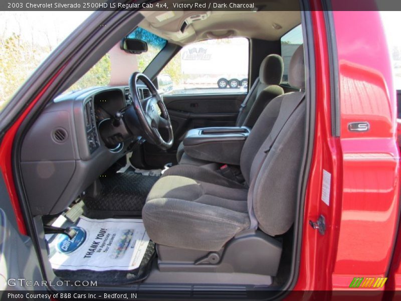 Victory Red / Dark Charcoal 2003 Chevrolet Silverado 2500HD LS Regular Cab 4x4