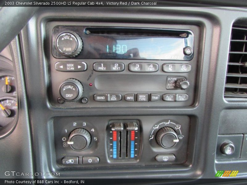 Victory Red / Dark Charcoal 2003 Chevrolet Silverado 2500HD LS Regular Cab 4x4