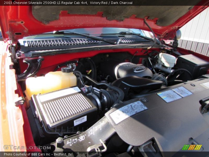 Victory Red / Dark Charcoal 2003 Chevrolet Silverado 2500HD LS Regular Cab 4x4