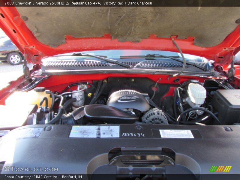 Victory Red / Dark Charcoal 2003 Chevrolet Silverado 2500HD LS Regular Cab 4x4