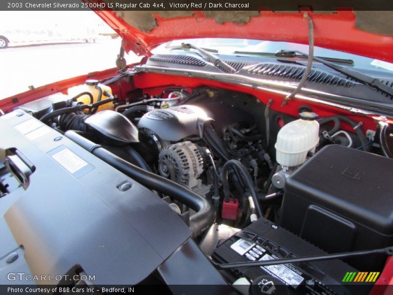 Victory Red / Dark Charcoal 2003 Chevrolet Silverado 2500HD LS Regular Cab 4x4