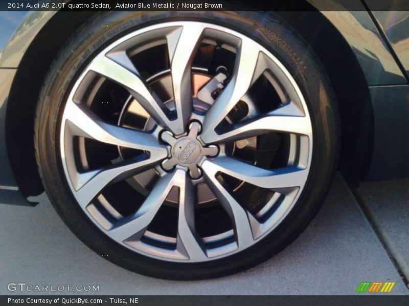 Aviator Blue Metallic / Nougat Brown 2014 Audi A6 2.0T quattro Sedan