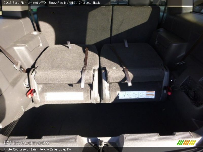Ruby Red Metallic / Charcoal Black 2013 Ford Flex Limited AWD