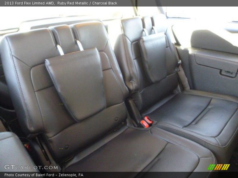 Ruby Red Metallic / Charcoal Black 2013 Ford Flex Limited AWD