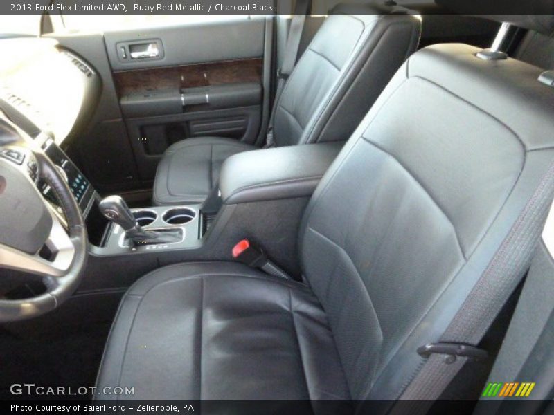 Ruby Red Metallic / Charcoal Black 2013 Ford Flex Limited AWD