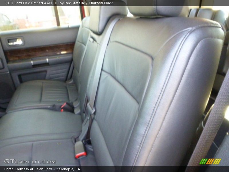 Ruby Red Metallic / Charcoal Black 2013 Ford Flex Limited AWD
