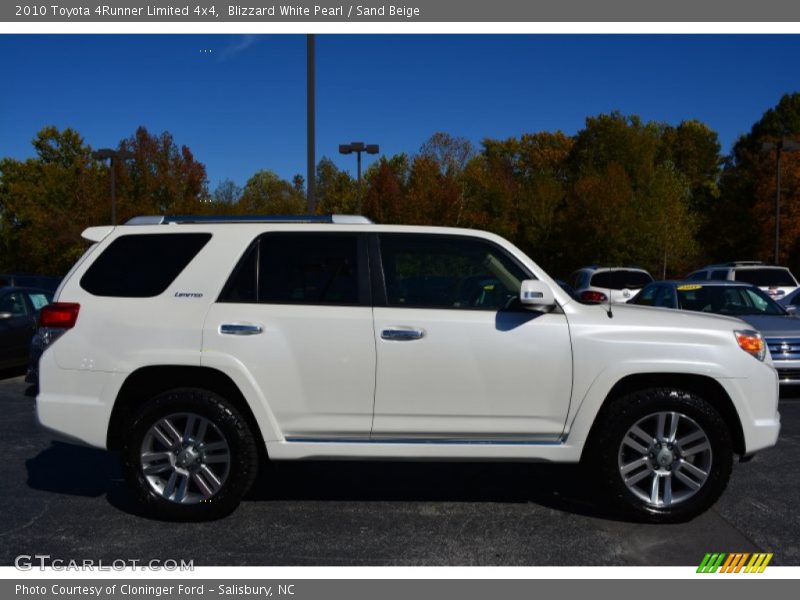 Blizzard White Pearl / Sand Beige 2010 Toyota 4Runner Limited 4x4