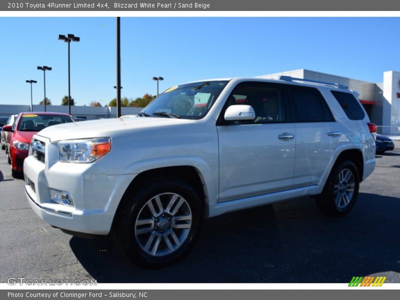 Blizzard White Pearl / Sand Beige 2010 Toyota 4Runner Limited 4x4
