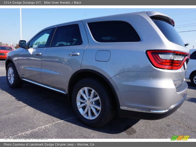 Billet Silver Metallic / Black 2014 Dodge Durango SXT