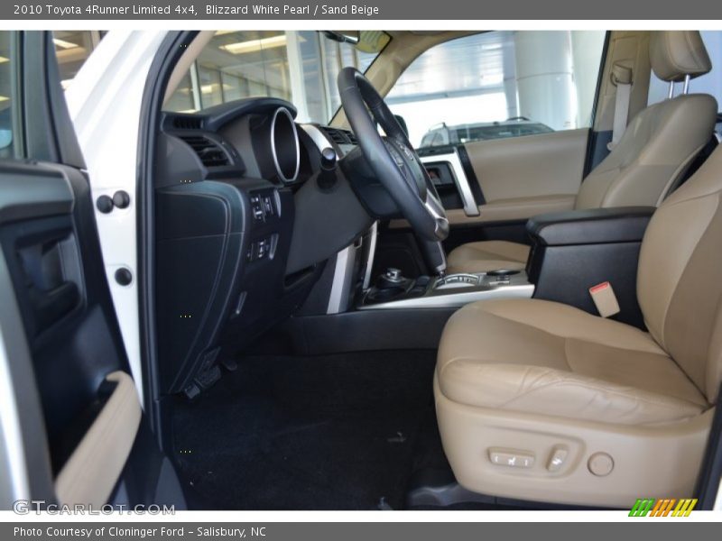 Blizzard White Pearl / Sand Beige 2010 Toyota 4Runner Limited 4x4
