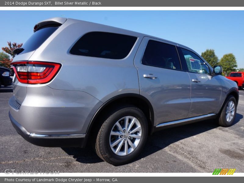 Billet Silver Metallic / Black 2014 Dodge Durango SXT
