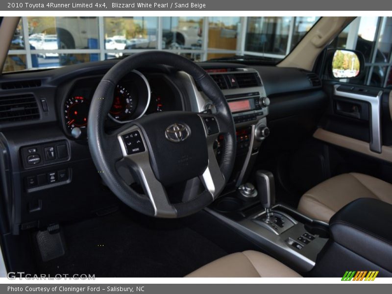 Blizzard White Pearl / Sand Beige 2010 Toyota 4Runner Limited 4x4
