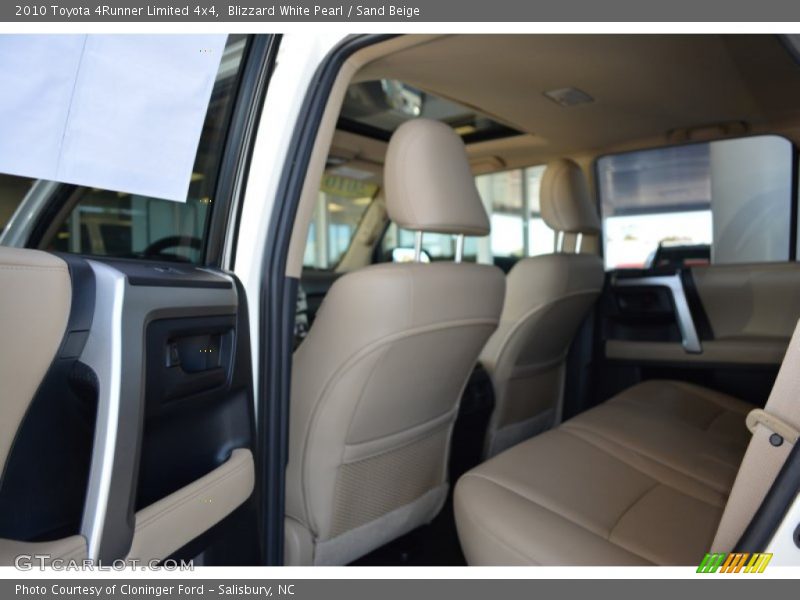 Blizzard White Pearl / Sand Beige 2010 Toyota 4Runner Limited 4x4