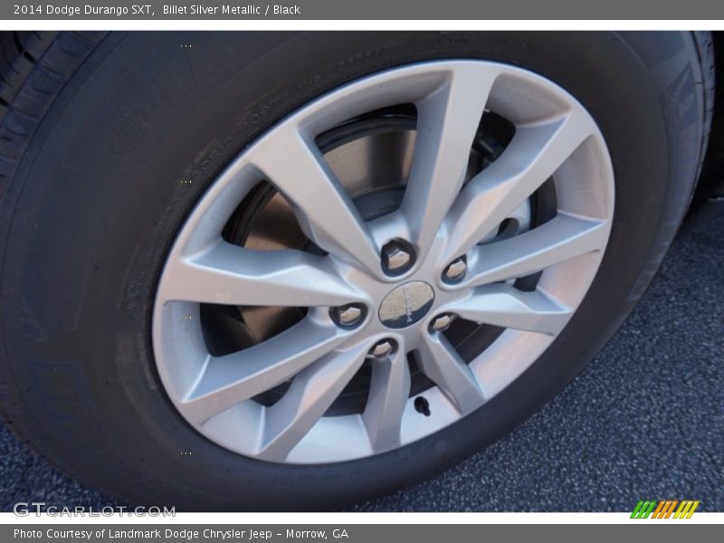 Billet Silver Metallic / Black 2014 Dodge Durango SXT