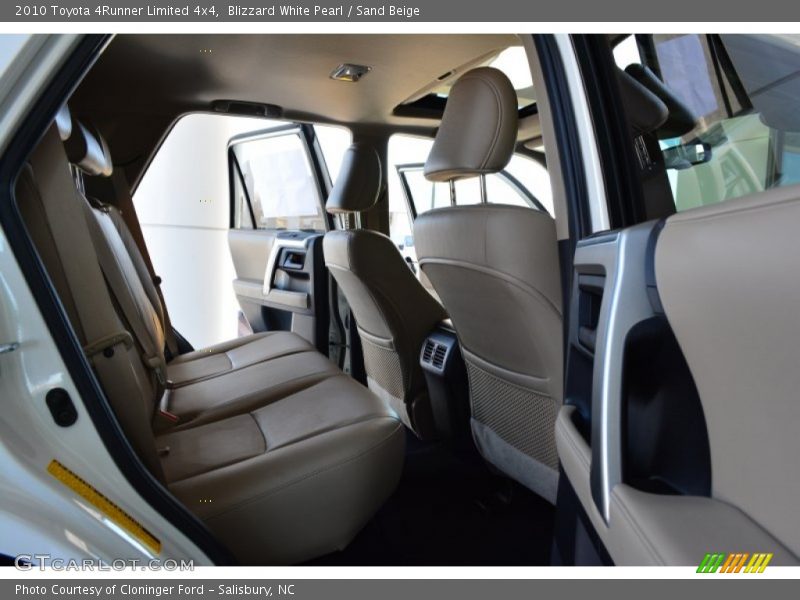 Blizzard White Pearl / Sand Beige 2010 Toyota 4Runner Limited 4x4