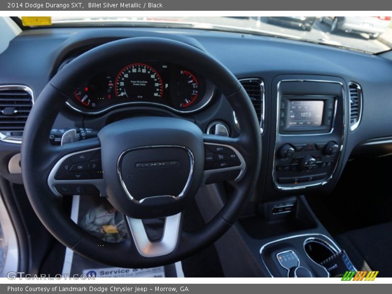 Billet Silver Metallic / Black 2014 Dodge Durango SXT