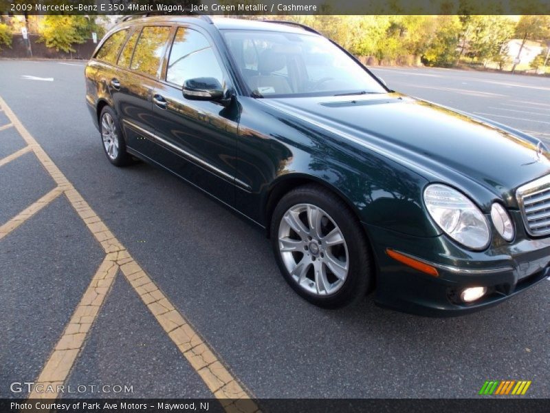 Jade Green Metallic / Cashmere 2009 Mercedes-Benz E 350 4Matic Wagon