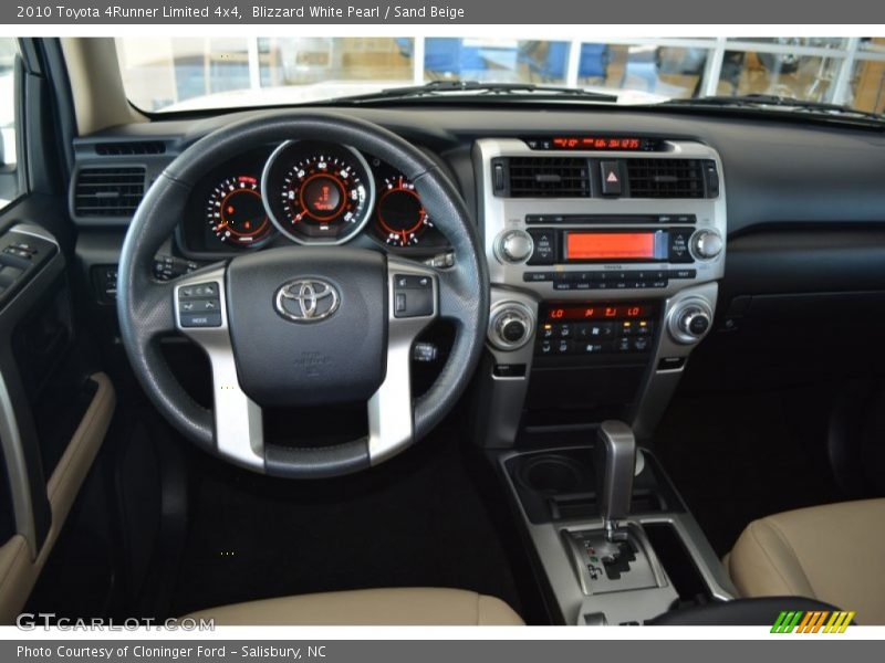 Blizzard White Pearl / Sand Beige 2010 Toyota 4Runner Limited 4x4