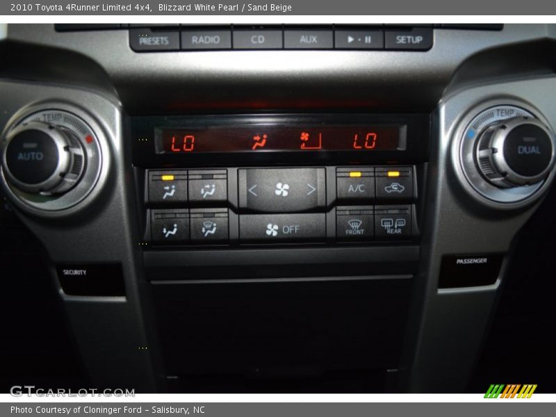 Blizzard White Pearl / Sand Beige 2010 Toyota 4Runner Limited 4x4