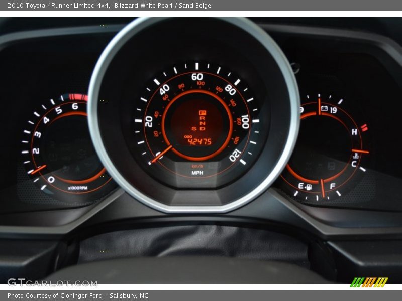 Blizzard White Pearl / Sand Beige 2010 Toyota 4Runner Limited 4x4