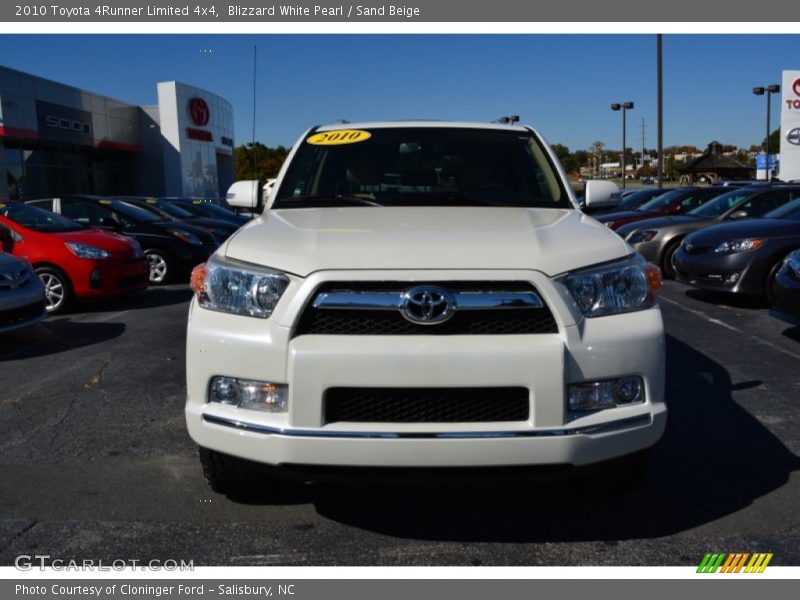 Blizzard White Pearl / Sand Beige 2010 Toyota 4Runner Limited 4x4