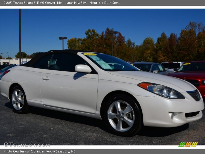 Lunar Mist Silver Metallic / Dark Stone 2005 Toyota Solara SLE V6 Convertible