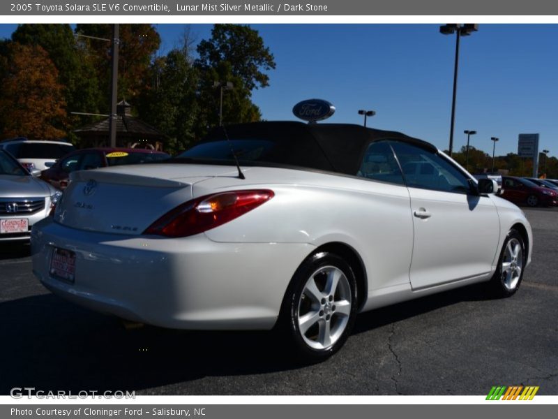 Lunar Mist Silver Metallic / Dark Stone 2005 Toyota Solara SLE V6 Convertible
