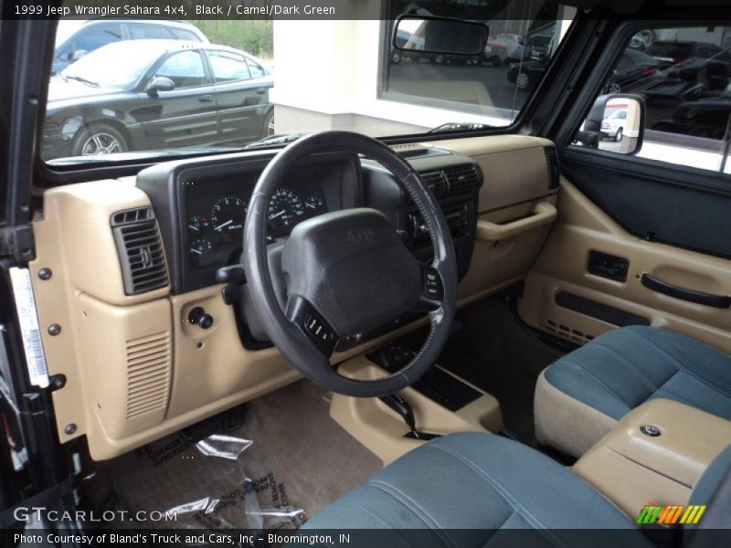 Black / Camel/Dark Green 1999 Jeep Wrangler Sahara 4x4