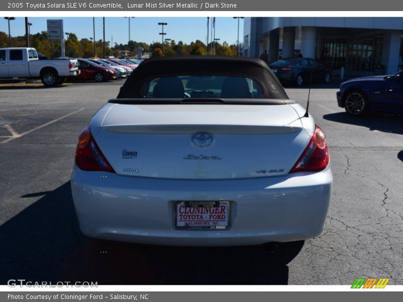 Lunar Mist Silver Metallic / Dark Stone 2005 Toyota Solara SLE V6 Convertible