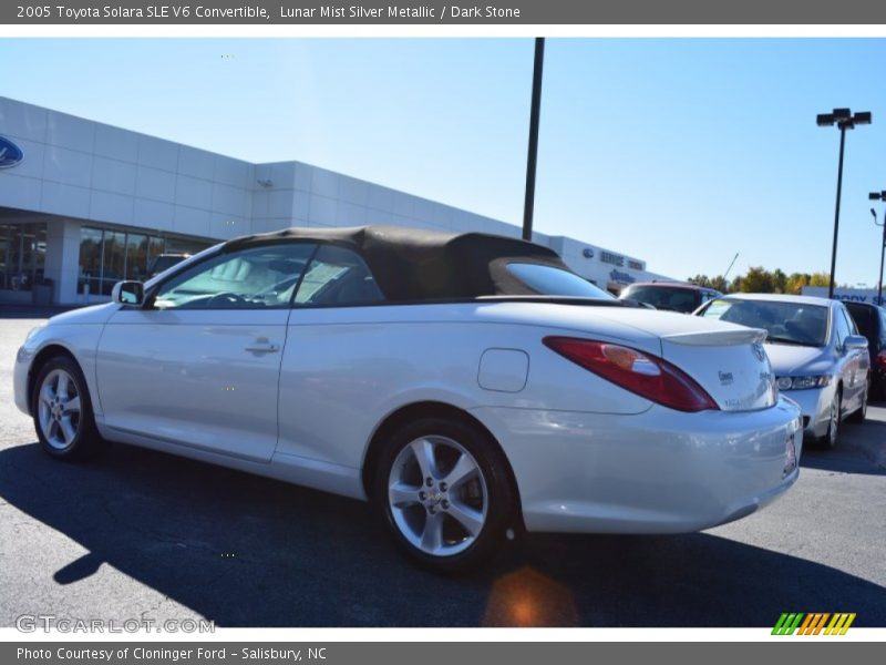 Lunar Mist Silver Metallic / Dark Stone 2005 Toyota Solara SLE V6 Convertible